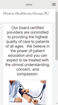 Mobile Screenshot of hintonhealthcare.com